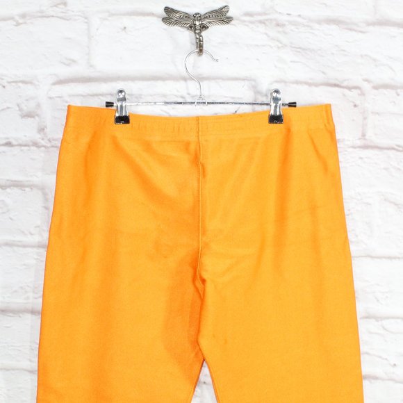Vintage Russel Athletic Womens Orange Nylon Spandex Pants Size XL - Picture 5 of 9